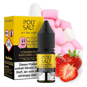 سالت پاد سالت توتفرنگی مارشمالو | POD SALT MARSHMALLOW MAN III STRAWBERRY MARSHMALLOW SALT